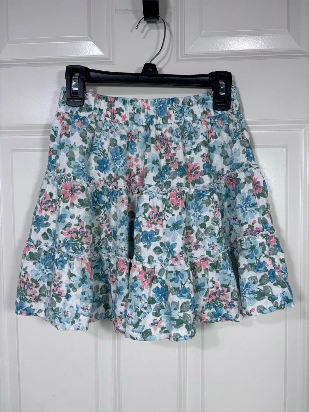 abercrombie kids Girls 2-piece Floral Matching Set 9/10 Sleeveless Top Skort